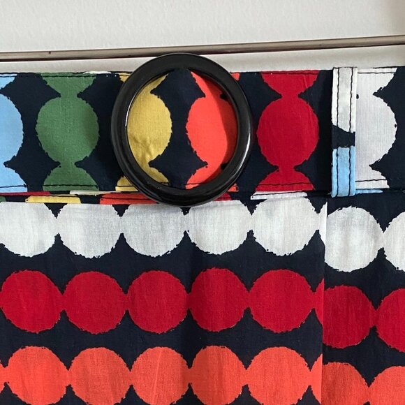 PLEADED SUMMER SKIRT AUSTRALIA FULLY LINED COTTON SIDE POCKETS LIKE NEW - Picture 3 of 4